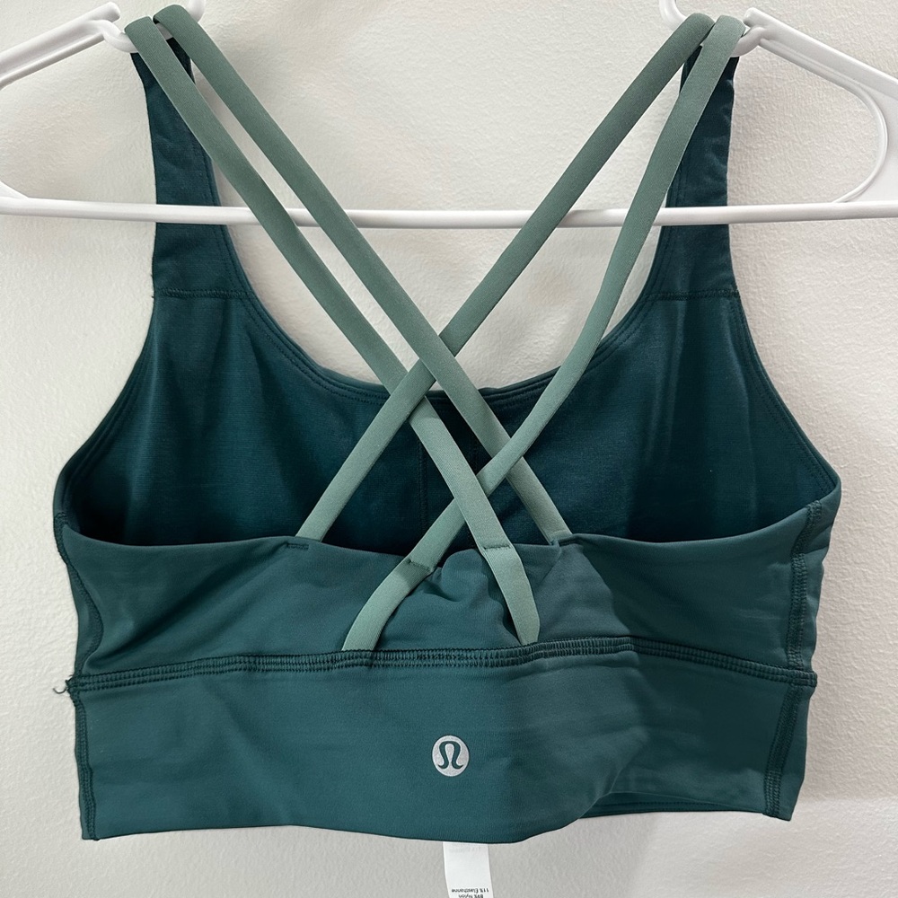 LULULEMON blue & green sports bra NWOT